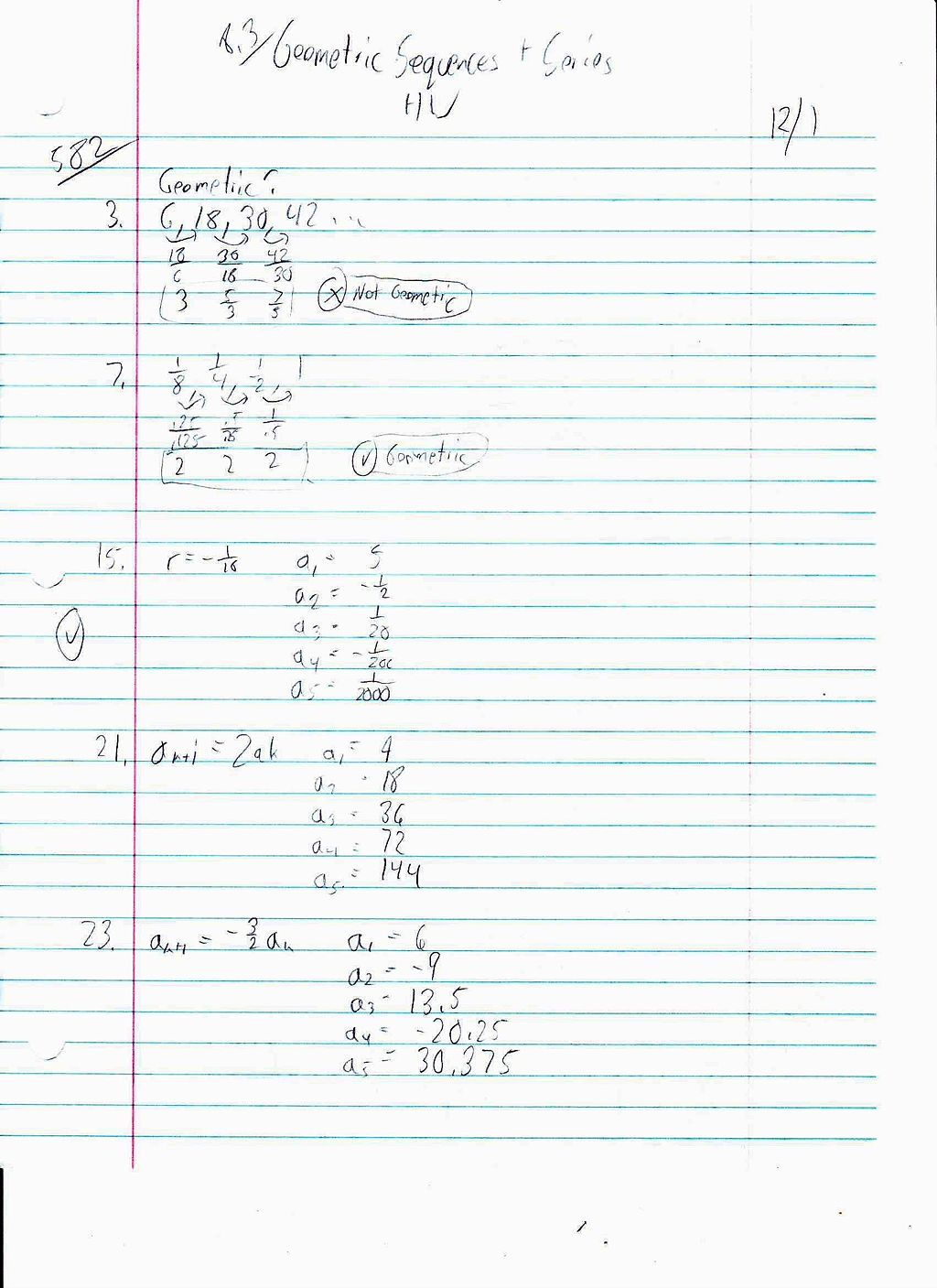 File:PreCalc 8.3 Geometric Sequences and Series Notes HW Page 1.JPG